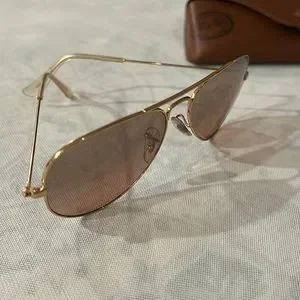 Ray-Ban | Accessories | Ray Ban Aviators Light Pink Tint  display picture 3